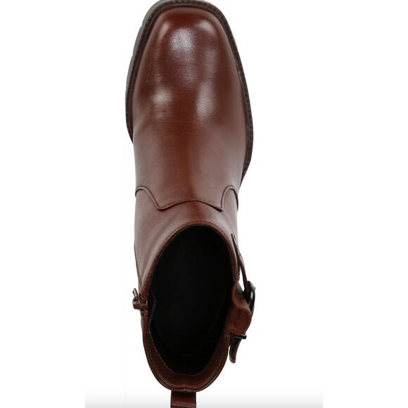 Naturalizer Wilde Leather Buckle Lug Sole Waterproof Boots | Sz 9, Brown NEW - Picture 5 of 7